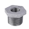 B & K STZ Industries 1/2 in. MIP each X 1/4 in. D FIP Black Malleable Iron Hex Bushing 310UPB-1214 - alternate 1